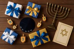 Découvrez une sélection raffinée de box casher et cadeaux juifs à offrir pour Hanouka, Pessah, un mariage. Des idées élégantes, respectueuses des traditions, pour marquer chaque fête juive avec goût.